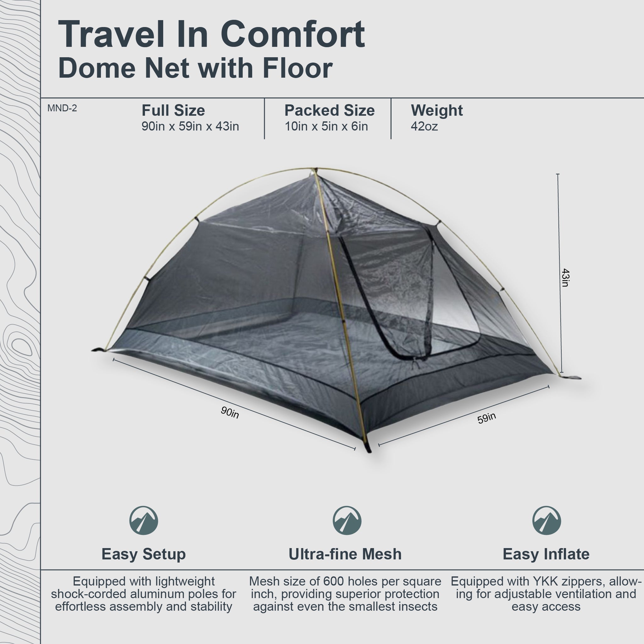 Insect Shield® Dome Net Tent